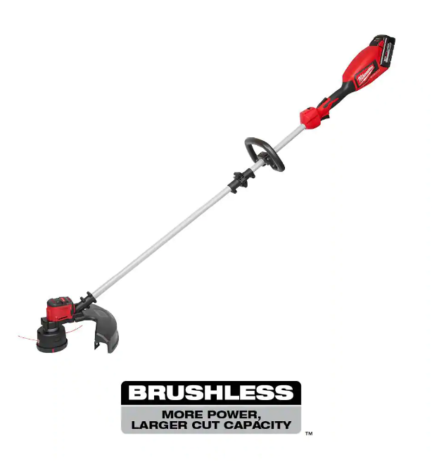 M18 18V Lithium-Ion Brushless Cordless String Trimmer Kit with 6.0 Ah Battery and Charger