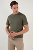 Buratti 100% Cotton Regular Fit Crew Neck T shirt Men T Shirt - SOIL