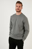 Buratti Cotton Crew Neck Slim Fit Men's Sweatshirt - BLACK