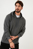 Buratti Cotton Hooded Kangaroo Pocket Slim Fit Men's Sweatshirt - Khaki