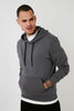 Buratti Cotton Hooded Kangaroo Pocket Slim Fit Men's Sweatshirt - BLACK