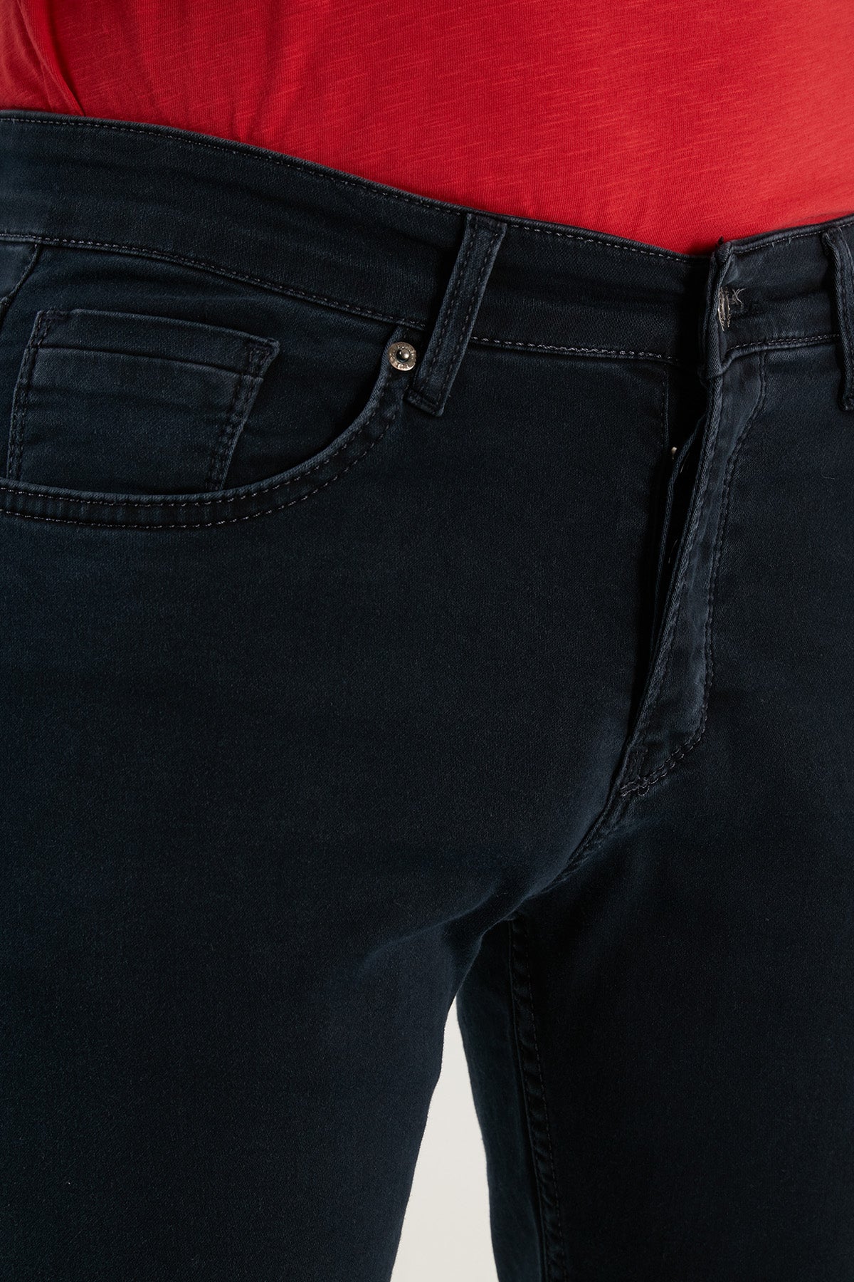 Buratti Cotton Normal Waist Regular Fit Straight Leg Men's Jeans