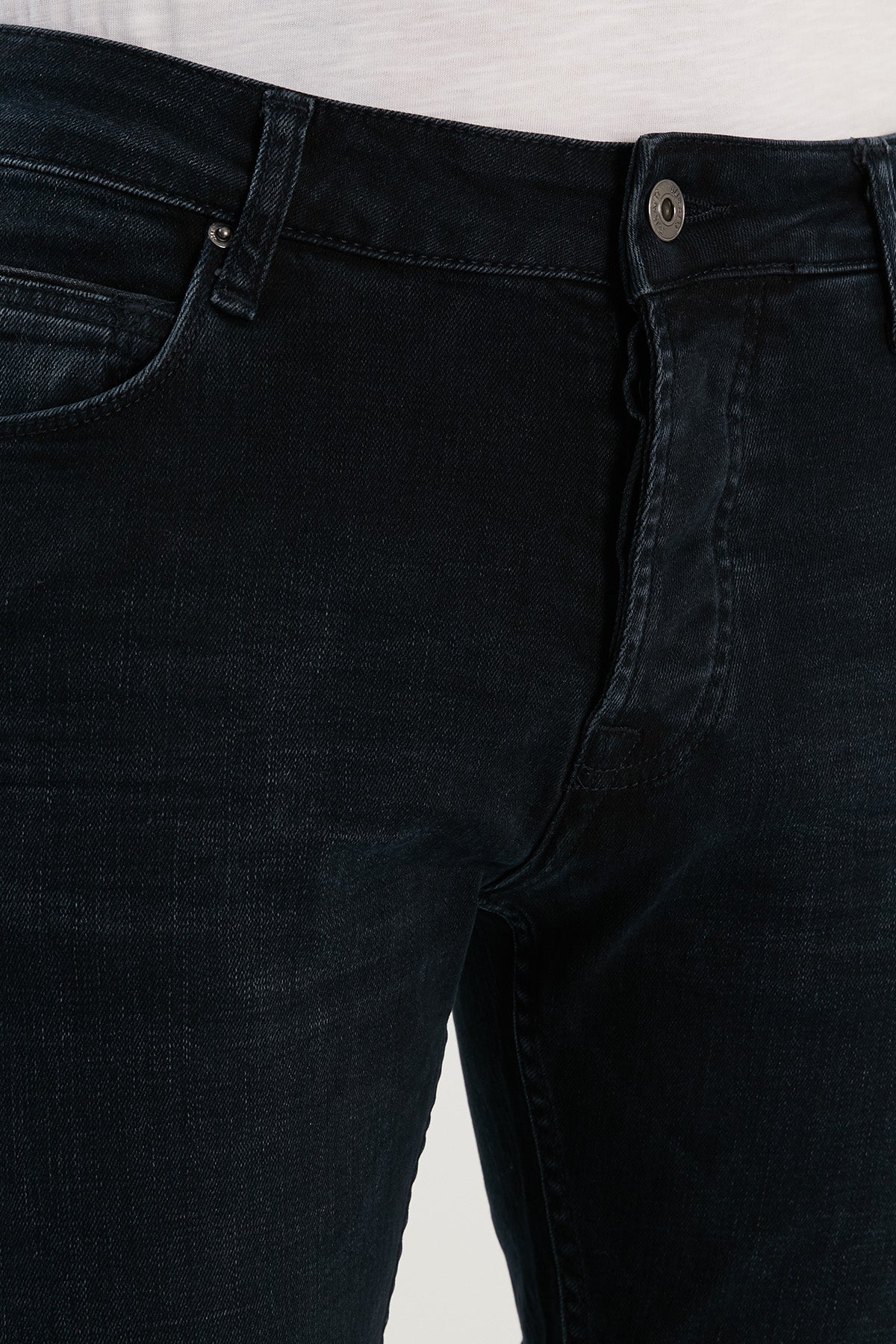 Buratti Cotton Normal Waist Slim Fit Slim Fit Jeans Men Denim Pants