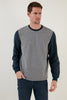 Buratti Cotton Regular Fit Crew Neck Men's Sweatshirt - MAROON