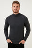Buratti Cotton Slim Fit Half Turtleneck Men's Sweater