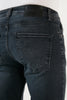 Buratti Cotton High Waist Slim Fit Piggy Leg Jeans Men Denim Trousers - NAVY BLUE