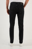 Buratti Cotton High Waist Slim Fit Slim Fit Jeans Men Denim Trousers - BLACK