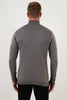 Buratti Regular Fit Turtleneck Cotton Knitwear Men's Sweater - Navy Blue