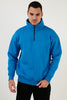 Buratti Regular Fit Cotton Pile Soft Raised Winter Men's Sweatshirt - DARK BLUE