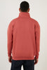 Buratti Regular Fit Cotton Pile Soft Raised Winter Men's Sweatshirt - HUNTER