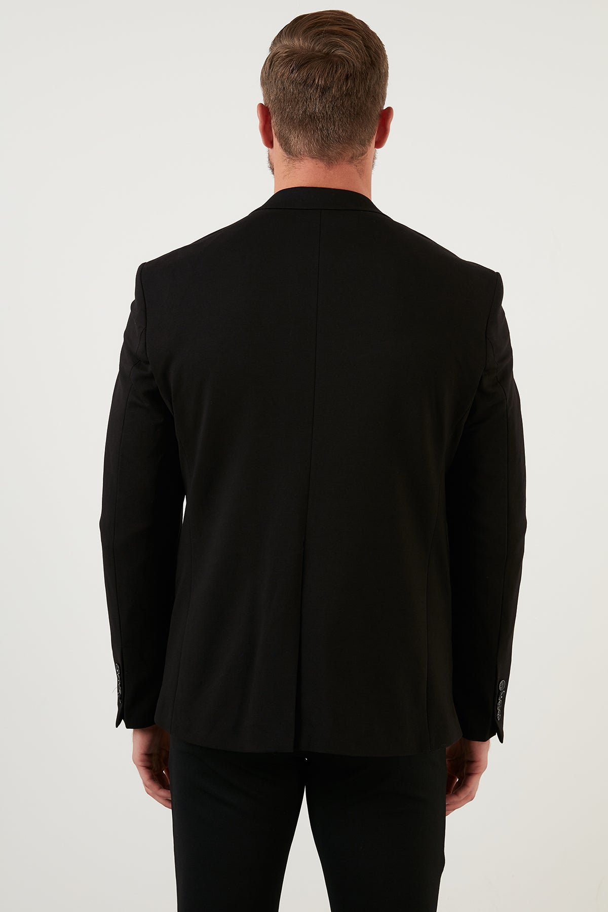 Buratti Slim Fit 6 Drop Single Slit Blazer Men Jacket