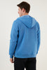 Buratti Slim Fit Hooded Zippered Fluffy Soft Raised Winter Men's Sweatshirt 5905340 HUNTER