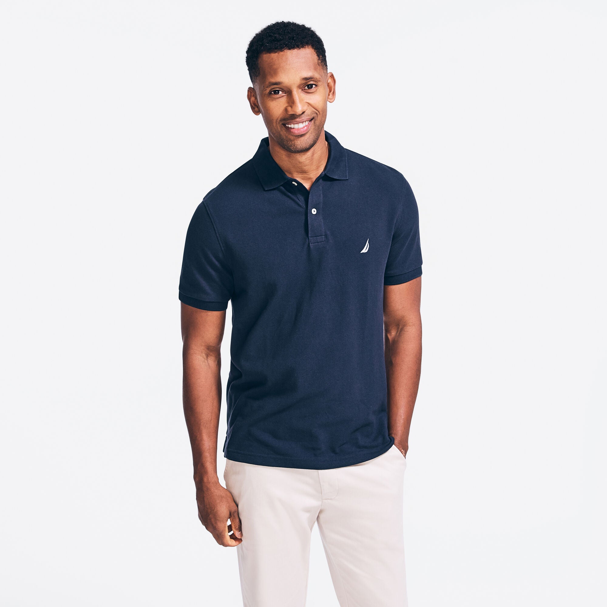 CLASSIC FIT DECK POLO -  PACK OF 3 - NAVY,BLACK,BLACK ALL SIZE XXL