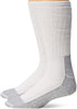 Fruit of the Loom Mens Cushioned Durable Cotton Work Gear Socks with Moisture Wicking